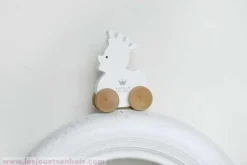 Bambam Pato De Madera Con Ruedas - ^ Juguetes Que Tiran Y Empujan