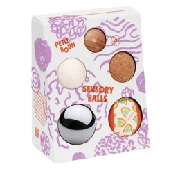Petit Boum Pelotas Sensoriales Montessori Multicolor - ^ Juegos Montessori