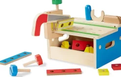 Melissa & Doug Pequeno Banco De Trabajo De Sobremesa - ^ Otros Juegos De Construcción