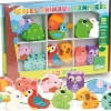 Vilac Perlas De Madera Animales Familiares - ^ Actividades Creativas De Ocio