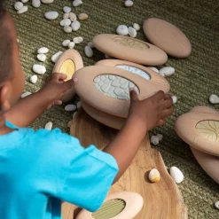 Guidecraft Piedras De Rio Sensoriales - ^ Juegos Montessori