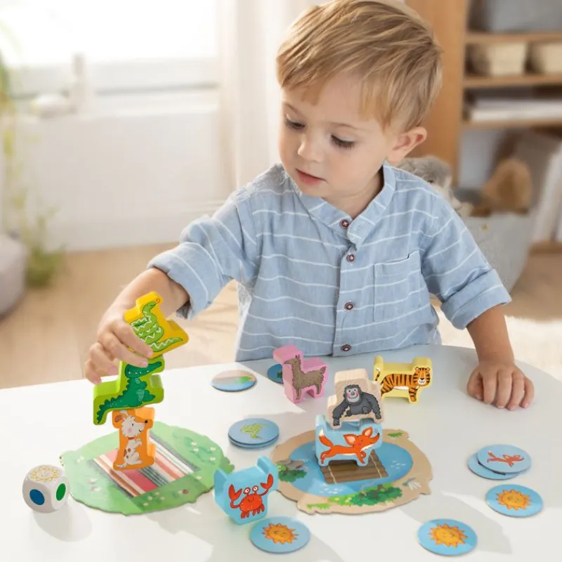 Haba Piramide De Animales Junior - ^ Juegos De Habilidad