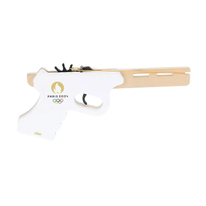 Vilac Pistola De Madera Con Gomas Paris 2024 - ^ Juegos De Exterior Y Herramientas De Jardín
