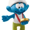 Schleich Pitufo Con Medalla - ^ Héroes De Cómic Y Dibujos Animados