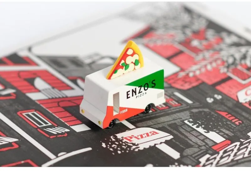 Candylab Toys Pizza Van - ^ Coches, Camiones...
