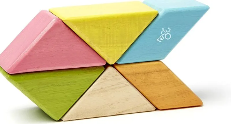 Tegu Prism Pocket Pouch Tints 6 Pcs - ^ Imanes, Libros Magnéticos Y Juegos Magnéticos