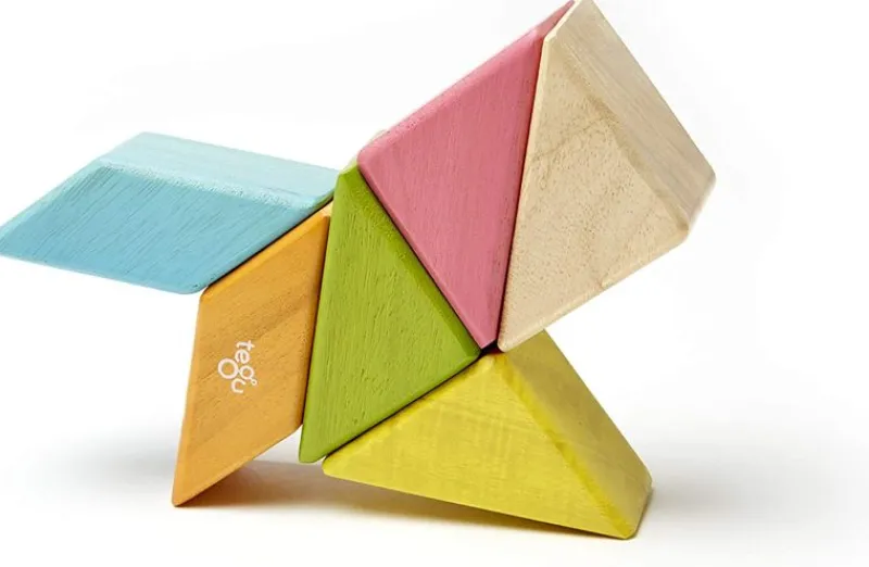 Tegu Prism Pocket Pouch Tints 6 Pcs - ^ Imanes, Libros Magnéticos Y Juegos Magnéticos