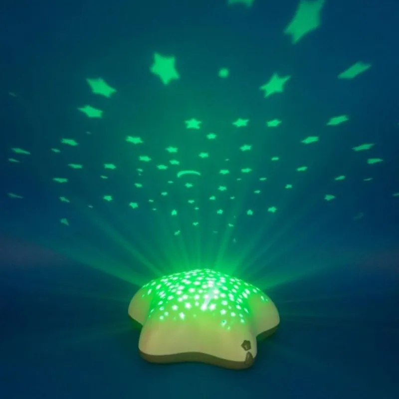 Pabobo Proyector Músical De Estrellas Beige - ^ Linternas Y Lámparas De Noche