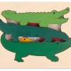 Hape Toys Puzzle - Cocodrilos - ^ Rompecabezas De 12 Piezas