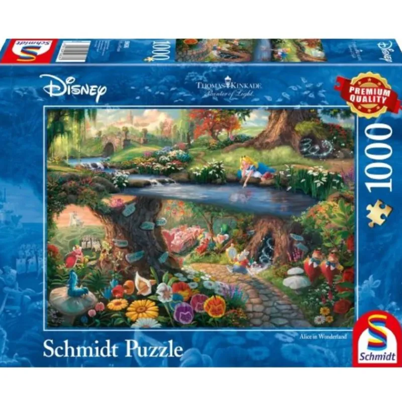 Schmidt Spiele Puzzle Alicia En El Pais De Las Maravillas 1000 Piezas - ^ Puzzles De 250 Piezas Y Más