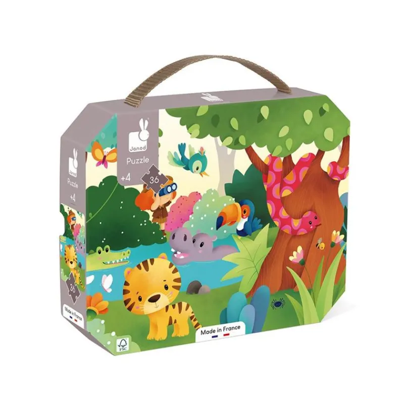 Janod Puzzle Animales Salvajes 36 Piezas - ^ Puzzles De 20 A 48 Piezas