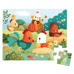 Janod Puzzle Bienvenidos Al Corral 20 Piezas - ^ Puzzles De 20 A 48 Piezas