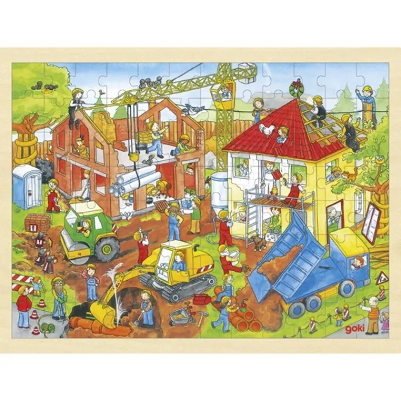 Goki Puzzle Chantier - ^ Puzzles De 100 A 200 Piezas