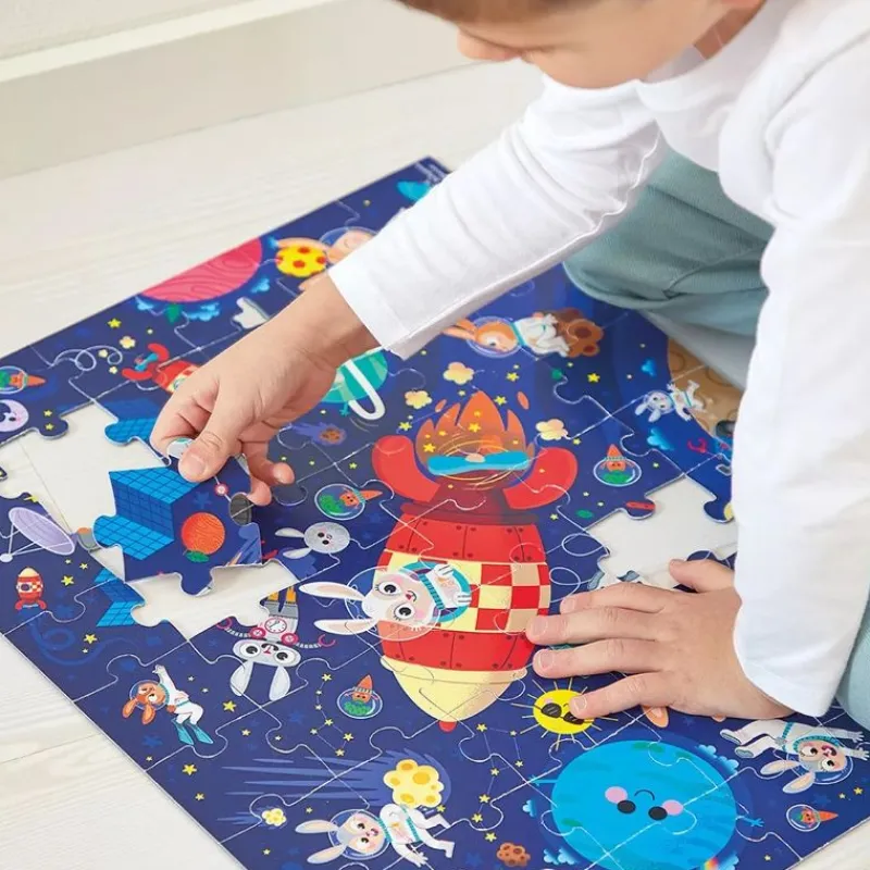 Janod Puzzle Cohete 54 Piezas - ^ Puzzles De 50 A 80 Piezas