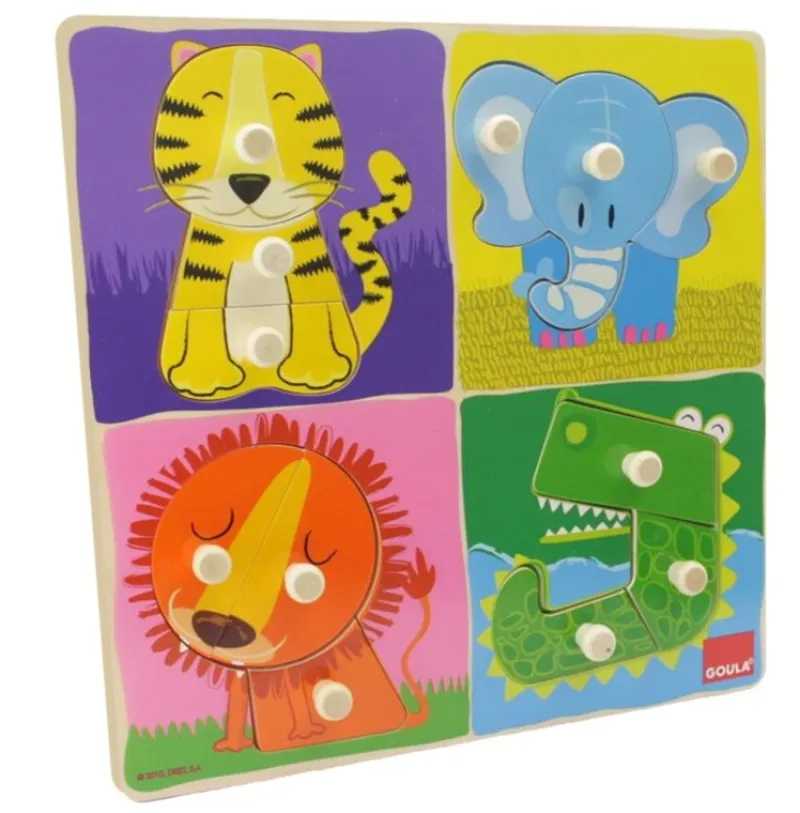 Goula Puzzle De Animales De La Selva - ^ Puzzles Para Niños