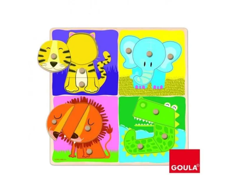 Goula Puzzle De Animales De La Selva - ^ Puzzles Para Niños