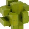 Fridolin Puzzle De Bambu La Barra Verde - ^ Puzzles Y Rompecabezas