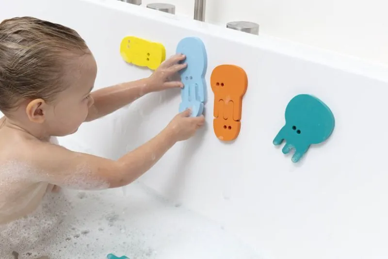 Quut Puzzle De Baño - Medusa - ^ Juguetes Para El Baño