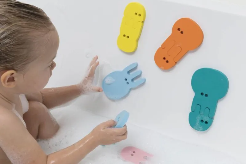 Quut Puzzle De Baño - Medusa - ^ Juguetes Para El Baño