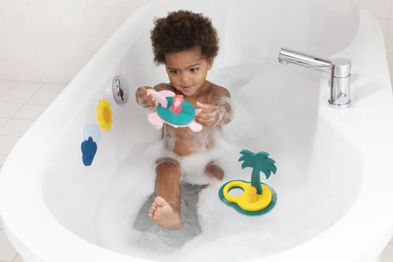 Quut Puzzle De Baño En 3D La Isla Del Tesoro - ^ Juguetes Para El Baño