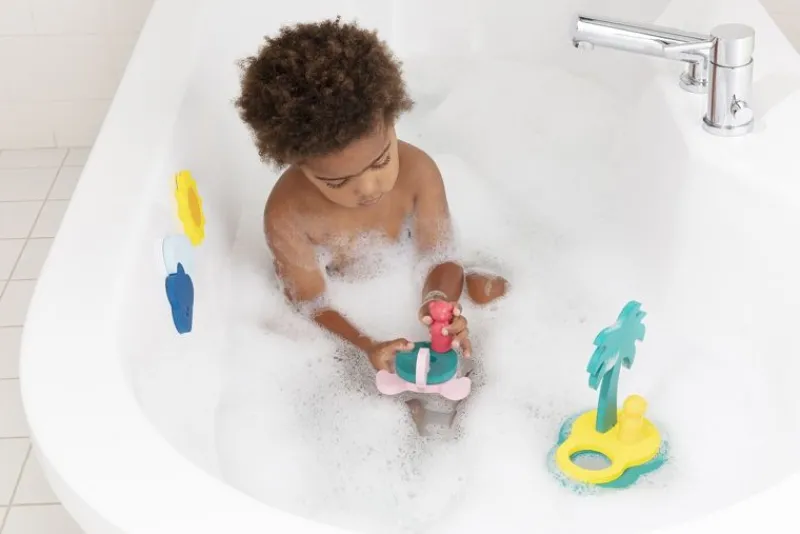 Quut Puzzle De Baño En 3D La Isla Del Tesoro - ^ Juguetes Para El Baño