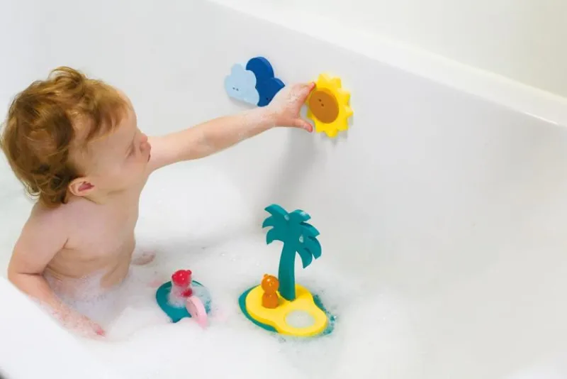 Quut Puzzle De Baño En 3D La Isla Del Tesoro - ^ Juguetes Para El Baño
