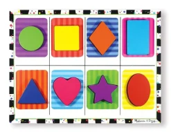 Melissa & Doug Puzzle De Colores Y Formas - ^ Puzzles Para Niños