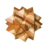 Fridolin Puzzle De Estrellas De Bambu - ^ Puzzles Y Rompecabezas