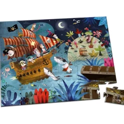Janod Puzzle De La Busqueda Del Tesoro 36 Piezas - ^ Puzzles De 20 A 48 Piezas