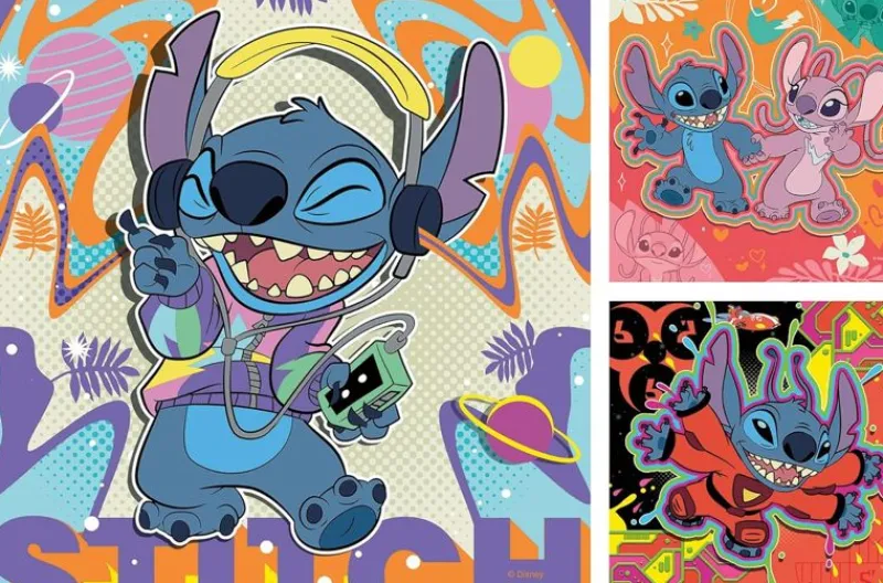 Ravensburger Puzzle Disney Stitch 3X49 Pcs - ^ Puzzles De 20 A 48 Piezas
