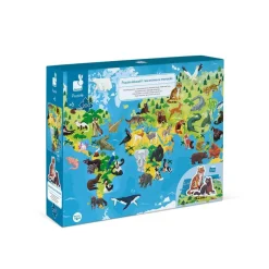 Janod Puzzle Educativo De 200 Piezas Animales En Via De Extincion - ^ Puzzles De 100 A 200 Piezas