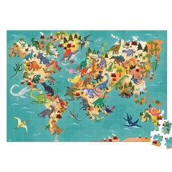 Janod Puzzle Educativo De 200 Piezas Dinosaurios - ^ Puzzles De 100 A 200 Piezas
