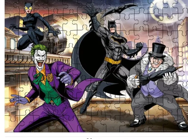 Nathan Puzzle Los Enemigos De Batman 100 Piezas - ^ Puzzles De 100 A 200 Piezas