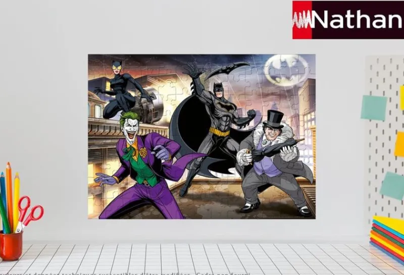 Nathan Puzzle Los Enemigos De Batman 100 Piezas - ^ Puzzles De 100 A 200 Piezas