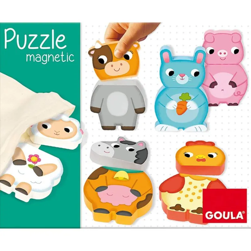 Goula Puzzle Magnetico Animales De La Granja - ^ Puzzles Para Niños