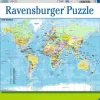 Ravensburger Puzzle Mapa Del Mundo 200 Piezas - ^ Puzzles De 100 A 200 Piezas