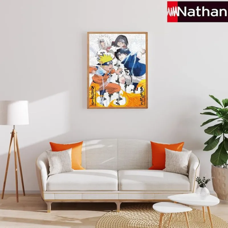 Nathan Puzzle Naruto Vs Sasuke 1000 Piezas - ^ Puzzles De 250 Piezas Y Más