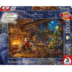 Schmidt Spiele Puzzle Papa Noel Y Sus Duendes 1000 Pzs - ^ Puzzles De 250 Piezas Y Más