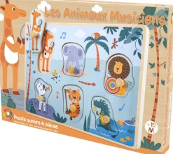 Ulysse Puzzle Sonoro Jungla Músical - ^ Puzzles Para Niños