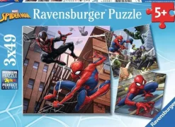 Ravensburger Puzzle Spiderman 3X49 Pcs - ^ Puzzles De 20 A 48 Piezas