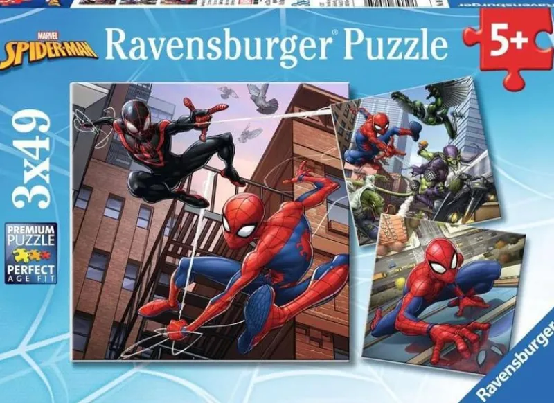 Ravensburger Puzzle Spiderman 3X49 Pcs - ^ Puzzles De 20 A 48 Piezas