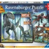 Ravensburger Puzzle T-Rex Jurassic World 3X49 Uds - ^ Puzzles De 50 A 80 Piezas