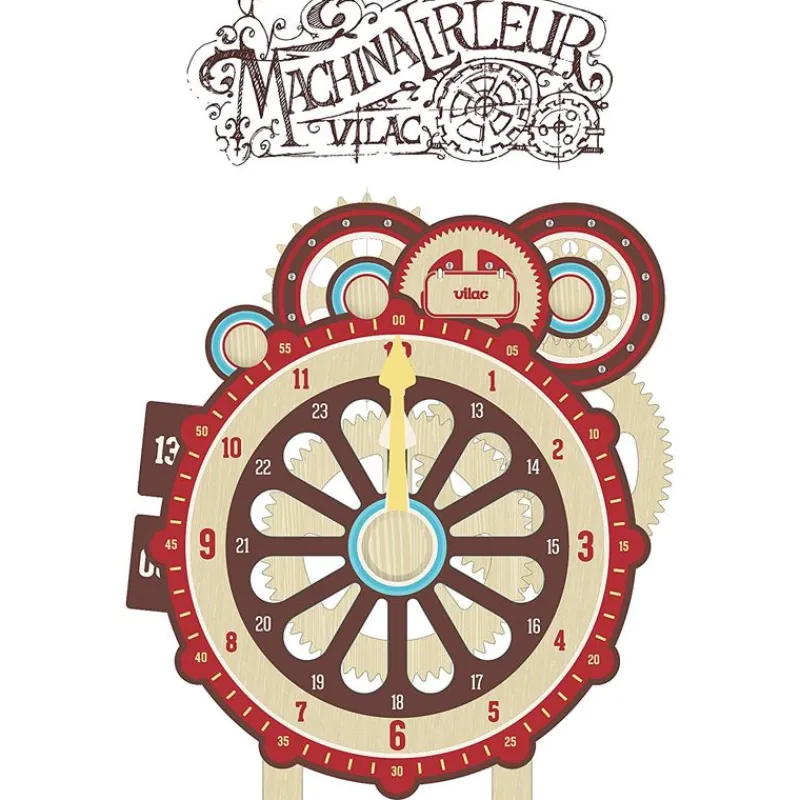 Vilac Reloj De Aprendizaje Machinalirleur - ^ Aprender Divirtiéndose