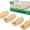 Brio Rieles Curvos Pequeños De 90 Mm - ^ Rails Brio