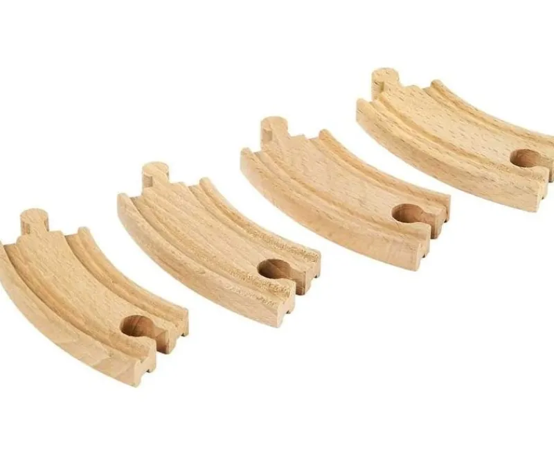 Brio Rieles Curvos Pequeños De 90 Mm - ^ Rails Brio