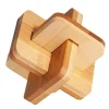 Fridolin Rompecabezas De Bambu Cruz Delicada - ^ Puzzles Y Rompecabezas