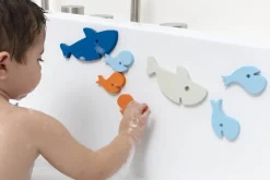 Quut Rompecabezas De Baño - Tiburones - ^ Juguetes Para El Baño