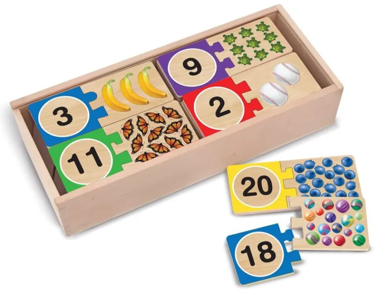 Melissa & Doug Rompecabezas De Numeros - ^ Aprender Divirtiéndose