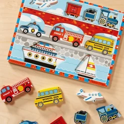 Melissa & Doug Rompecabezas De Vehiculo De Pieza Grande Multicolor Melissa And Doug^ Puzzles Para Niños