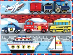 Melissa & Doug Rompecabezas De Vehiculo De Pieza Grande Multicolor Melissa And Doug^ Puzzles Para Niños